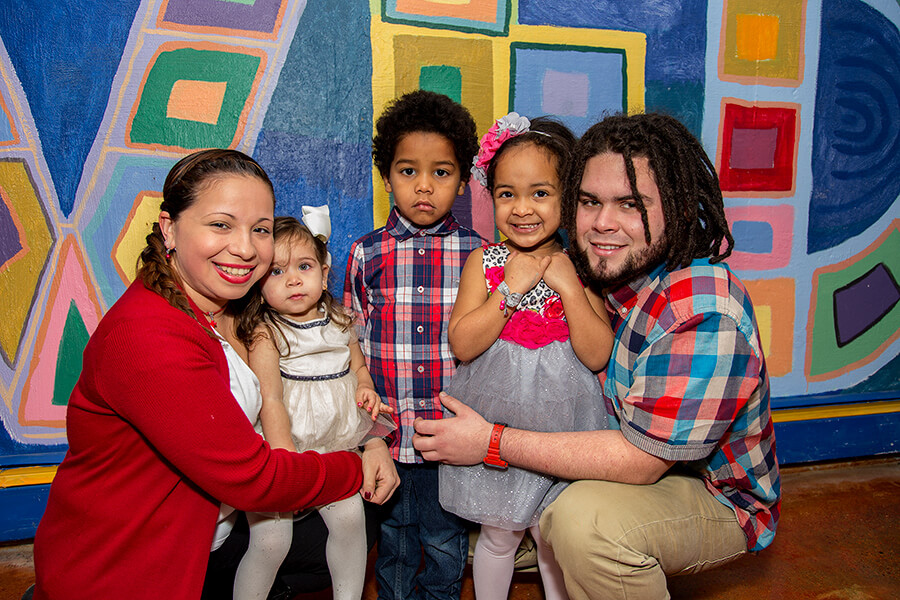 Tiffany and Eric's family