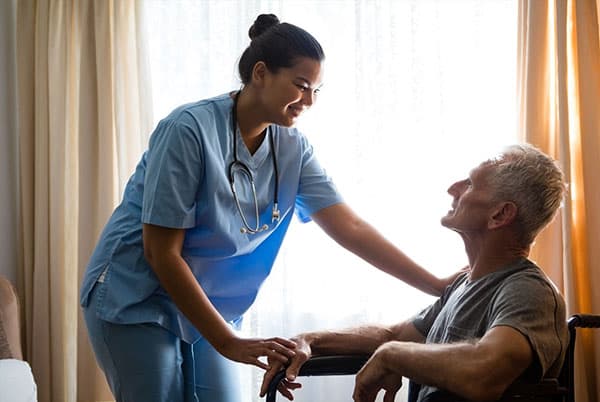 Certified Nursing Assistants at work