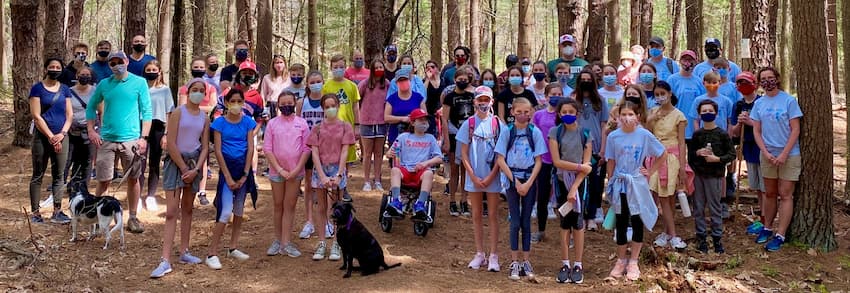 Participants in the Family Promise Metrowest walkathon