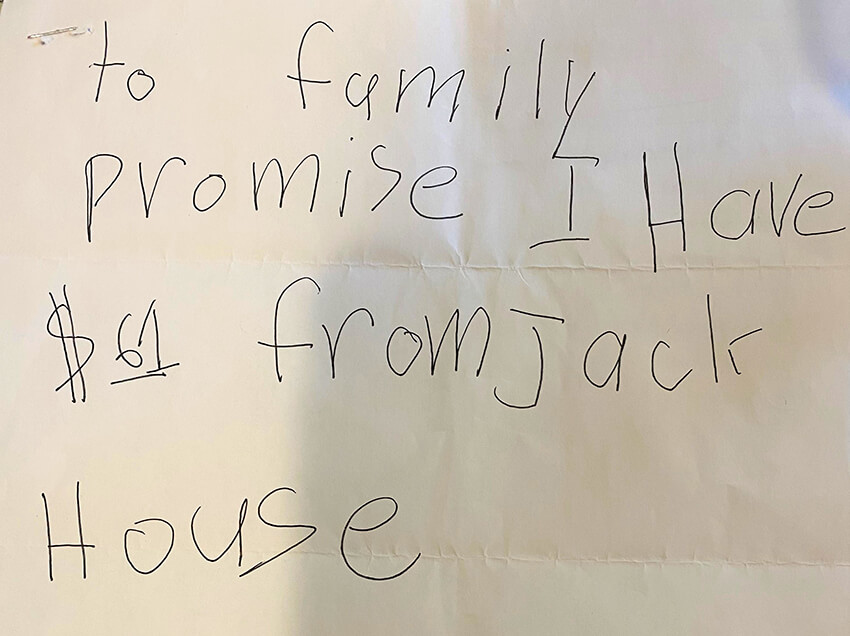 note from Jack