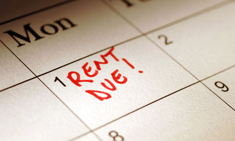 Rent due notice illustrating the challenge of housing costs